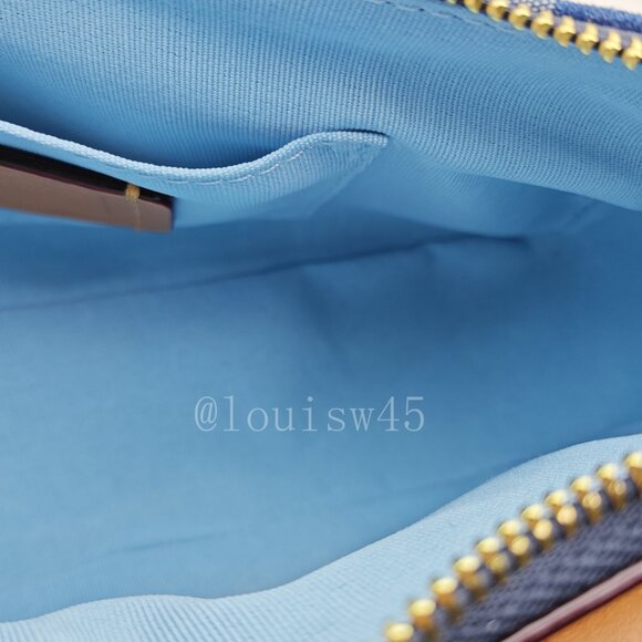 Coach Ashton In Signature Denim Shoulder Bag - Picture 9 of 10